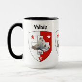 Valais / Wallis Suisse / Schweiz Tasse Mok (Links)