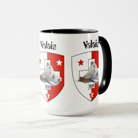 Valais / Wallis Suisse / Schweiz Tasse Mok (Voorkant rechts)