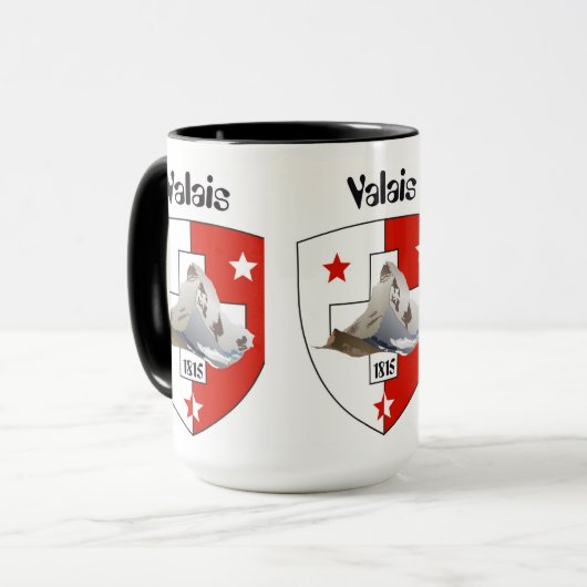 Valais / Wallis Suisse / Schweiz Tasse Mok (Voorkant links)