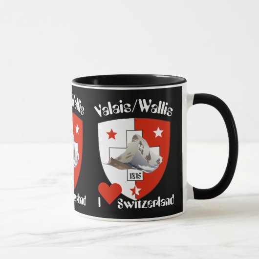 Valais / Wallis Suisse / Schweiz Tasse Mok (Rechts)