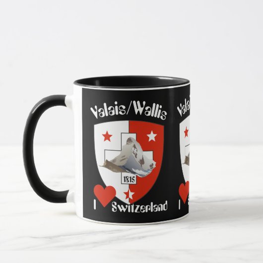 Valais / Wallis Suisse / Schweiz Tasse Mok (Links)