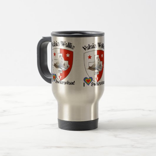 Valais / Wallis Suisse / Schweiz Tasse Reisbeker (Voorkant links)