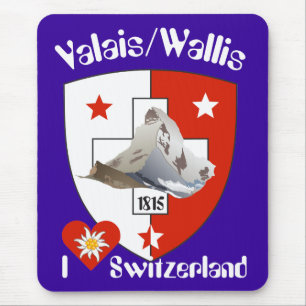Valais/Wallis Suisse Schweiz Zwitserland Mauspad Muismat