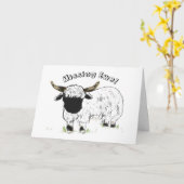 Valais zwarte schapen - Vermiste Ooi! Kaart (Gele Bloem)