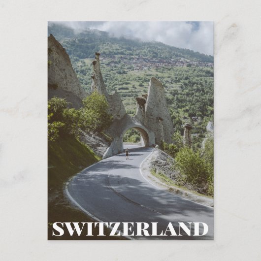 Valais, Zwitserland Briefkaart (Voorkant)