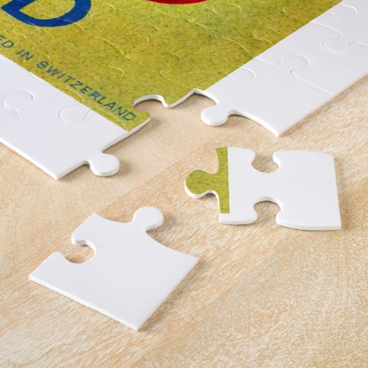 Valais Zwitserland Farmhouse Mountain Legpuzzel (Zijkant)