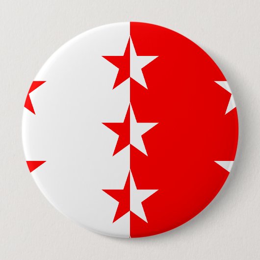 Valais, Zwitserland Ronde Button 4,0 Cm (Voorkant)