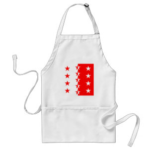 Valais, Zwitserland Standaard Schort