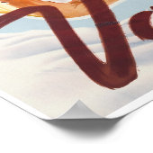 Valais, Zwitserland,Suisse,Ski Poster (Hoek)