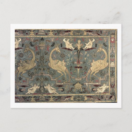 Valance of Renaissance design, 17e eeuw (zijde) Briefkaart (Voorkant)