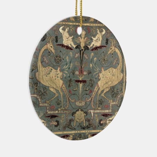 Valance of Renaissance design, 17e eeuw (zijde) Keramisch Ornament (Rechts)