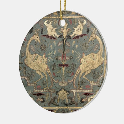 Valance of Renaissance design, 17e eeuw (zijde) Keramisch Ornament (Links)