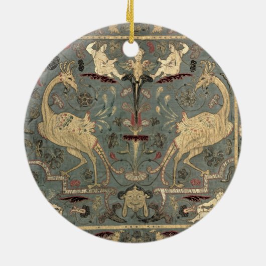 Valance of Renaissance design, 17e eeuw (zijde) Keramisch Ornament (Achterkant)