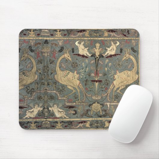 Valance of Renaissance design, 17e eeuw (zijde) Muismat (Met muis)