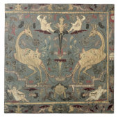 Valance of Renaissance design, 17e eeuw (zijde) Tegeltje (Voorkant)