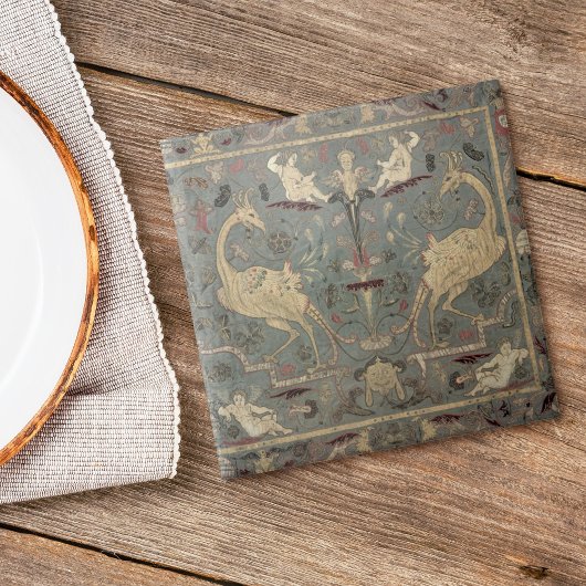 Valance of Renaissance design, 17e eeuw (zijde) Tegeltje