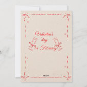 Valantaine, verjaardag, feest feestdagenkaart (Achterkant)