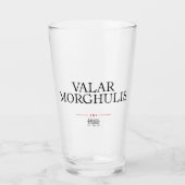 Valar Morghulis Glas (Voorkant)