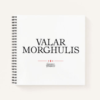 Valar Morghulis Notitieboek