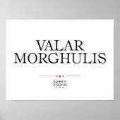 Valar Morghulis Poster (Voorkant)
