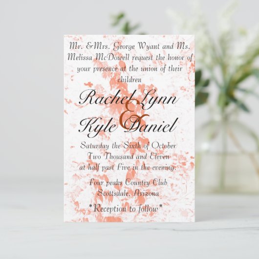 Valbladeren Kaart (Staand voorkant)