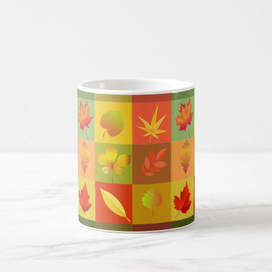 valbladeren koffiemok (Center)