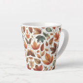 Valbladeren Latte Mok (Rechterhoek)