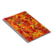 valbladeren notitieboek (Rechterzijde)