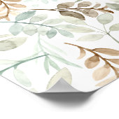 Valbladeren Poster (Hoek)