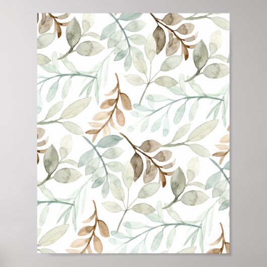 Valbladeren Poster (Voorkant)