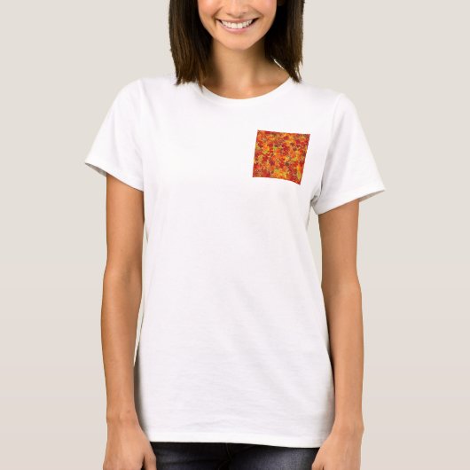 valbladeren t-shirt (Voorkant)