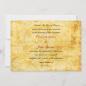 valbruiloft Uitnodigingskaarten Kaart (Achterkant)