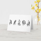 Valconry-studies, Birthday-kaart Kaart (Gele Bloem)