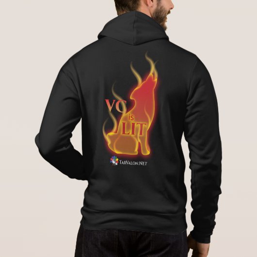 Val'Cueran Hoodie "VC is Lit" (Achterkant)