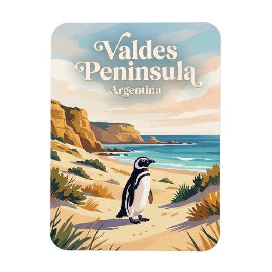 Valdes-schiereiland Argentinië Magneet (Verticaal)