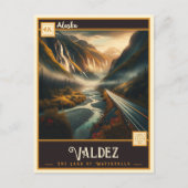 Valdez, Alaska | Oude ansichtkaart Briefkaart (Voorkant)