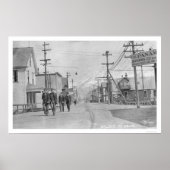 Valdez, Alaska Street 1912 Poster (Voorkant)