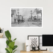Valdez, Alaska Street 1912 Poster (Thuiskantoor)
