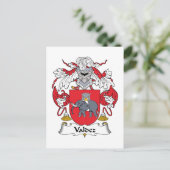 Valdez Family Crest Briefkaart (Staand voorkant)