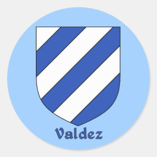 Valdez Family Shield Stickers