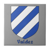 Valdez Family Shield Tegeltje (Voorkant)
