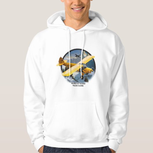 Valdez Fly-In 2019 Alaska T-shirt Vliegtuigavontuu (Voorkant)