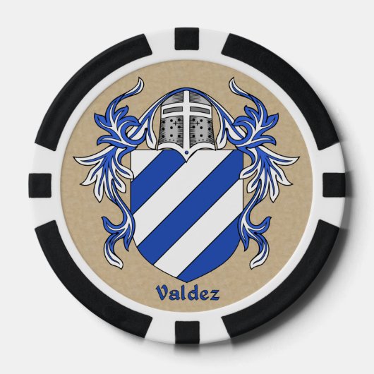 Valdez Heraldic Arms Pokerchips (Voorkant)