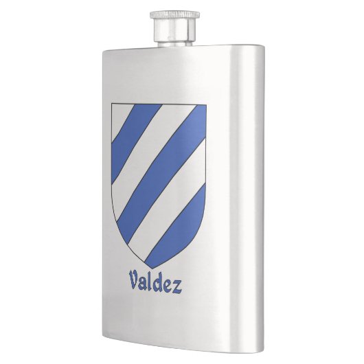 Valdez Heraldic Shield Heupfles (Links)