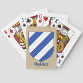 Valdez Heraldic Shield Pokerkaarten (Achterkant)