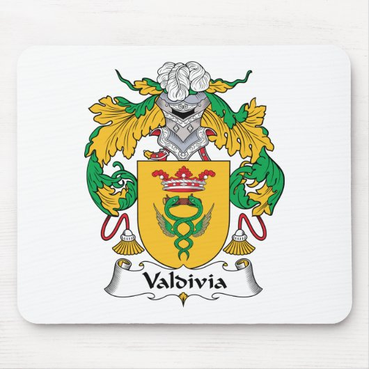 Valdivia Family Crest Muismat (Voorkant)