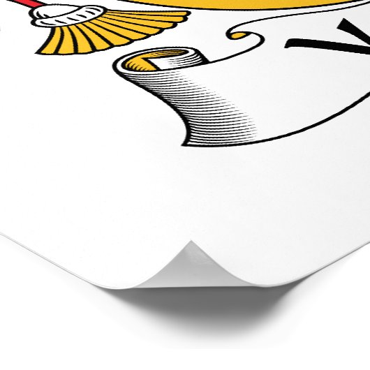 Valdivia Family Crest Poster (Hoek)