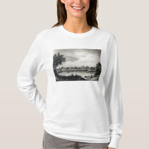 Valdivia van 'De geschiedenis van Chili' gegraveer T-shirt