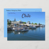 Valdivia Waterfront in het Chileense Briefkaart (Voorkant / Achterkant)