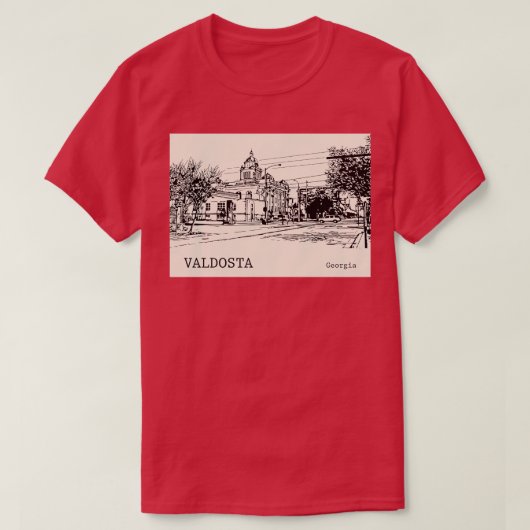 Valdosta Georgia TShirt 1 (Design voorkant)